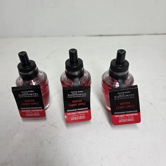 Bath & Body Works Scents Winter Candy Apple Fragrance Wallflowers Refills Scent - Picture 2 of 6